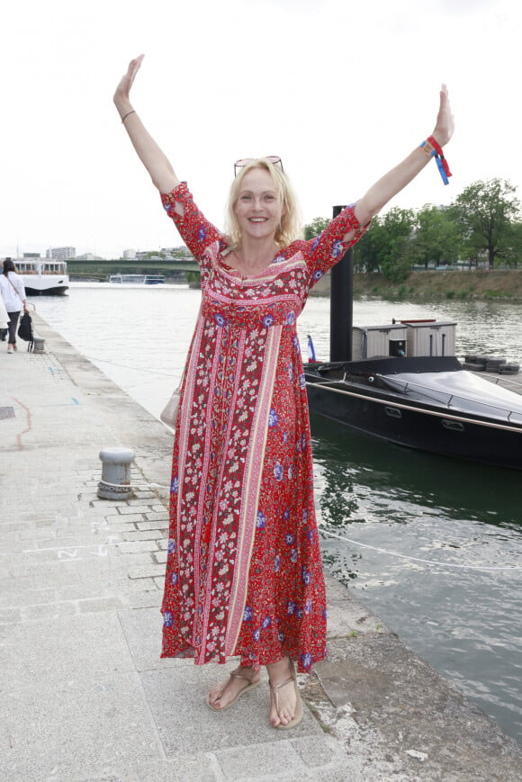 Alexandra Vandernoot - 9ème Trophée de la Pétanque gastronomique au Port Yacht Marina à Paris. Le 29 juin 2023 © Christophe Aubert via Bestimage