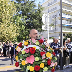 - Obsèques du journaliste sportif, Didier Roustan, décédé le 11 septembre à l'âge de 66 ans en l'église Notre-Dame-des-Pins, à Cannes le 20 septembre 2024. © Franz Chavaroche/Bestimage 