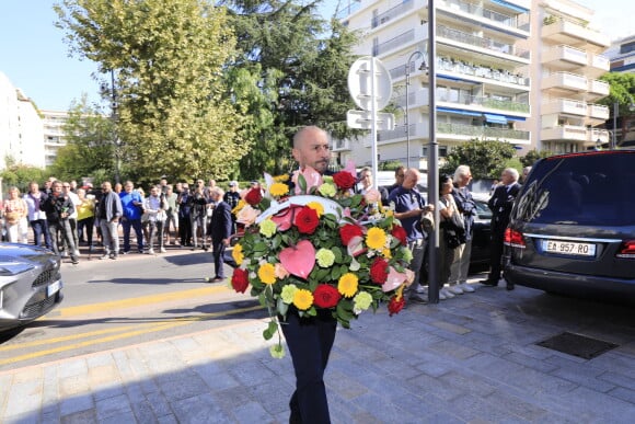 - Obsèques du journaliste sportif, Didier Roustan, décédé le 11 septembre à l'âge de 66 ans en l'église Notre-Dame-des-Pins, à Cannes le 20 septembre 2024. © Franz Chavaroche/Bestimage 