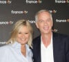 Elle forme ainsi un duo avec Julien Arnaud, qui remplace Thomas Sotto.
Flavie Flament et Julien Arnaud au photocall de la conférence de presse de rentrée de France Télévisions à Paris, France, le 4 septembre 2024. © Coadic Guirec/Bestimage