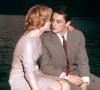 Mais leur histoire n'aura duré que cinq ans 
Alain Delon et Romy Schneider, image d'archives.