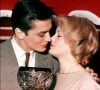 Et l'actrice était alors prete à tout pour le récupérer 
Alain Delon et Romy Schneider, image d'archives.