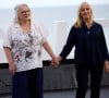 Josiane Balasko et Hélène Vincent au photocall du film "Quand vient l'automne" lors de la 72ème édition du festival international du film de San Sebastian (Saint Sébastien) SSIFF le 22 septembre 2024  