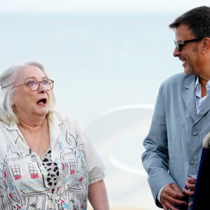 Helene Vincent, François Ozon, Josiane Balasko - ´Quand vient l'automne (When Fall Is Coming) photocall during 72nd San Sebastian International Film Festival.San Sebastian - September 22, 2024. © Lalo Yasky/Bestimage