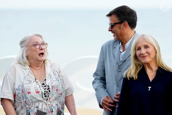 Helene Vincent, François Ozon, Josiane Balasko - ´Quand vient l'automne (When Fall Is Coming) photocall during 72nd San Sebastian International Film Festival.San Sebastian - September 22, 2024. © Lalo Yasky/Bestimage