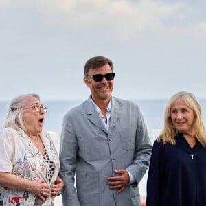 Pierre Lottin, Josiane Balasko, François Ozon, Hélène Vincent et Ludivine Sagnier au photocall du film "Quand vient l'automne" lors de la 72ème édition du festival international du film de San Sebastian (Saint Sébastien) SSIFF le 22 septembre 2024