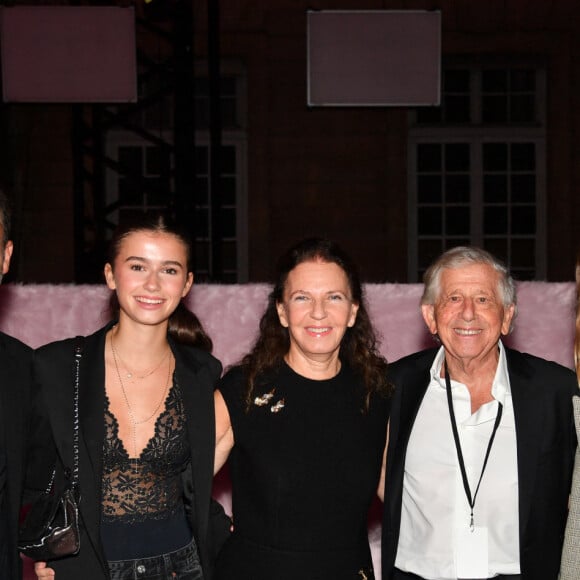 Laurent Milchior, guest, Pierre et Rachel Milchior, Constance Jablonski à la 17ème édition du Etam Live Show à la Monnaie de Paris le 24 septembre 2024. © Veeren / Bestimage 