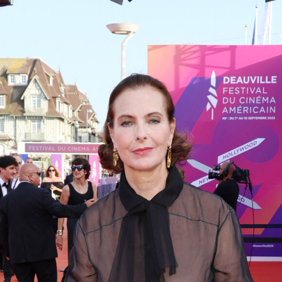 Carole Bouquet - Arrivées à la cérémonie de clôture et la projection du film Joika lors de la 49ème édition du festival du film américain de Deauville le 9 septembre 2023. © Denis Guignebourg / Bestimage