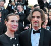 Carole Bouquet et son fils Dimitri Rassam - Montée des marches du film " Megalopolis " lors du 77ème Festival International du Film de Cannes, au Palais des Festivals à Cannes. Le 16 mai 2024