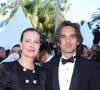 Carole Bouquet et son fils Dimitri Rassam - Montée des marches du film " Megalopolis " lors du 77ème Festival International du Film de Cannes, au Palais des Festivals à Cannes. Le 16 mai 2024