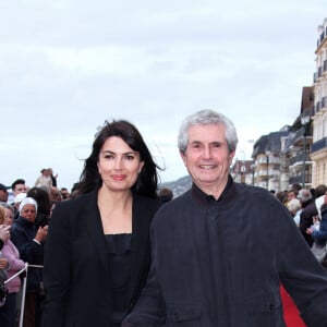 Claude Lelouch et sa compagne Valérie Perrin - Archive - 25ème festival du film de Cabourg le 18 juin 2011.