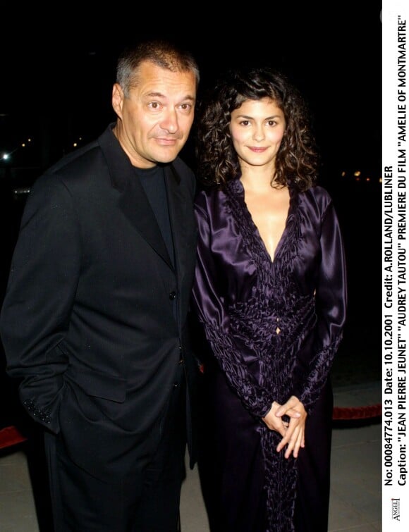 Jean-Pierre Jeunet et Audrey Tautou - Première du film "Le Fabuleux destin d'Amélie Poulain"