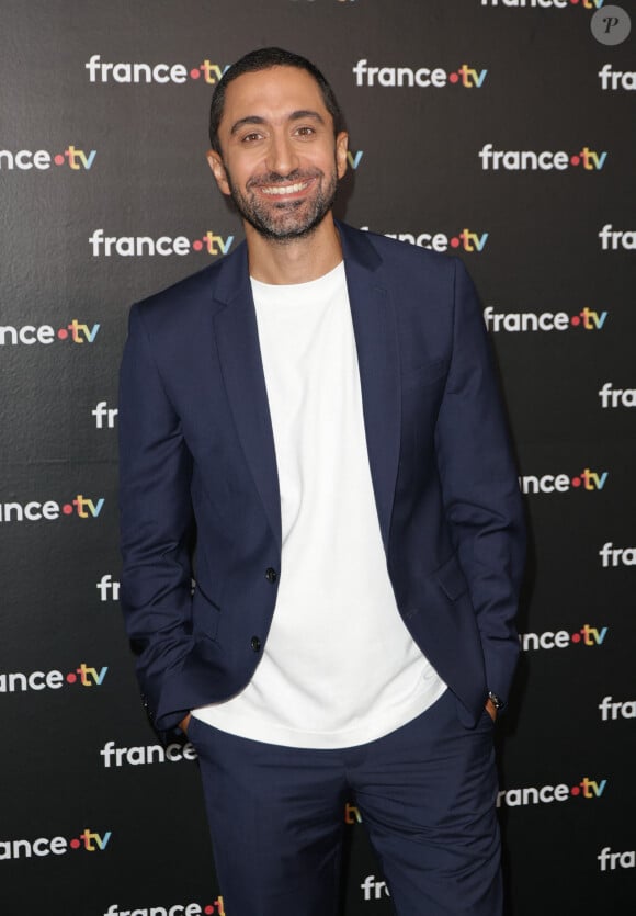 Jimmy Mohamed au photocall de la conférence de presse de rentrée de France Télévisions à Paris, France, le 4 septembre 2024. © Coadic Guirec/Bestimage 