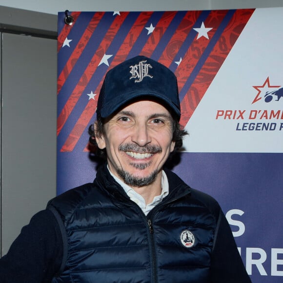 Arnaud Tsamère - Les célébrités assistent au Grand Prix d'Amérique 2023 à l'hippodrome de Vincennes, à Paris, France, le 29 janvier 2023. © Christophe Clovis/Bestimage