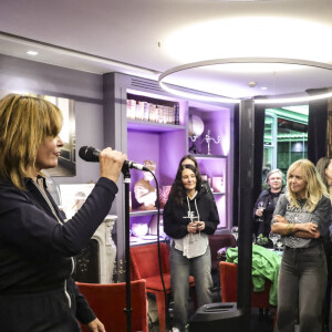 Exclusif - Sandrine Quétier - Live Apéro Shopping de Sandra Sisley et Gaëlle Constantini à l'Hotel & Spa La Belle Juliette à Paris le 27 septembre 2024.  © Jack Tribeca/Bestimage