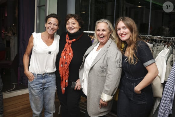 Exclusif - Sandra Sisley et sa mère Pascale, Valérie Damidot et sa fille Roxanne - Live Apéro Shopping de Sandra Sisley et Gaëlle Constantini à l'Hotel & Spa La Belle Juliette à Paris le 27 septembre 2024.© Jack Tribeca/Bestimage 