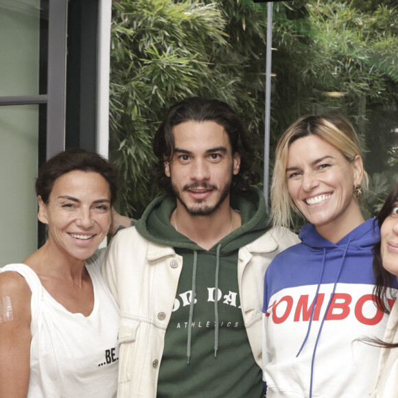 Exclusif - Sandra Sisley, Romain Guillermic et Fauve Hautot, Gaëlle Constantini - Live Apéro Shopping de Sandra Sisley et Gaëlle Constantini à l'Hotel & Spa La Belle Juliette à Paris le 27 septembre 2024. © Jack Tribeca/Bestimage