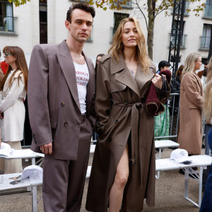 Thomas Doherty , Paris Jackson - Front row du défilé de mode féminine Stella McCartney printemps-été 2025 lors de la Fashion Week de Paris (PFW) le 30 septembre 2024. © Clovis / Aubert / Bestimage 