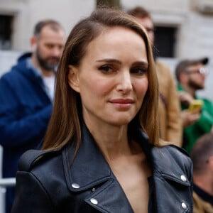 Natalie Portman - Front row du défilé de mode féminine Stella McCartney printemps-été 2025 lors de la Fashion Week de Paris (PFW) le 30 septembre 2024. © Clovis / Aubert / Bestimage 