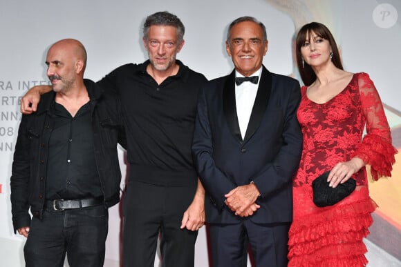 Gaspar Noé , Vincent Cassel , Alberto Barbera , Monica Bellucci à la projection du film "Irreversible Inversion Integrale" lors du 76ème Festival du Film de Venise, la Mostra à Venise en Italie le 31 Août 2019.