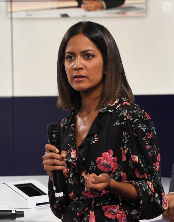 Aurélie Casse - Conférence de presse de rentrée de BFM.TV à Paris le 5 septembre 2019. © Guirec Coadic / Bestimage