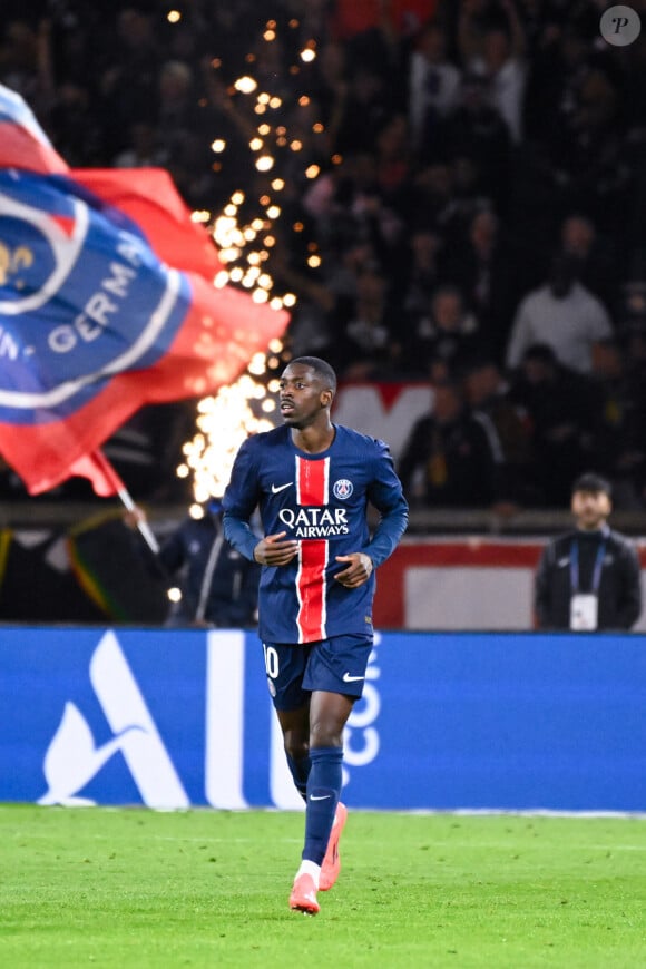 Ousmane Dembélé - Match de Ligue 1 McDonald's "PSG - Brest (3-1)" au Parc Des Princes, le 14 septembre 2024.