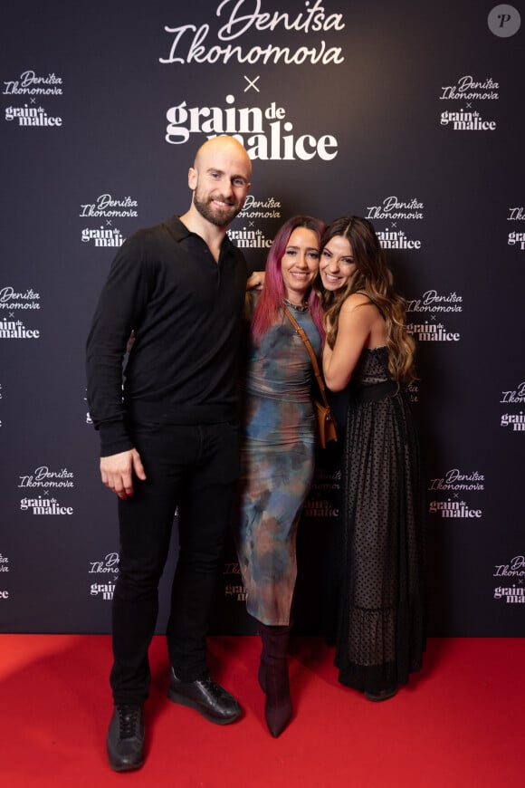 Francois Alu, Denitsa et guest - Soirée de lancement de la collection Denitsa Ikonomova x Grain de malice à Paris le 24 novembre 2022. © Tiziano Da Silva / Bestimage 