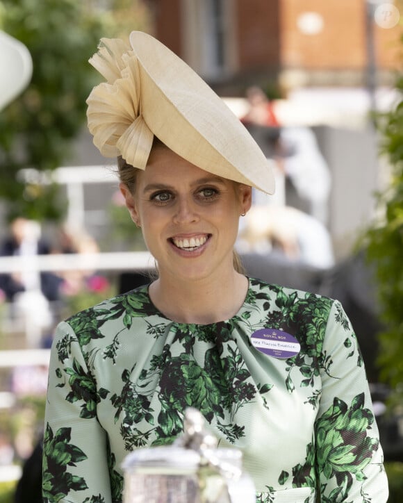 La princesse Beatrice d'York - Les membres de la famille royale d'Angleterre assistent à la course hippique Royal Ascot, le 21 juin 2024. © Goff / Bestimage 