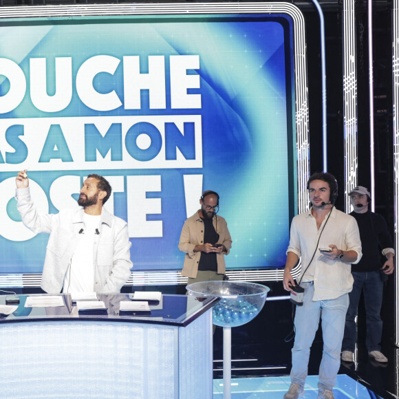 Exclusif - Cyril Hanouna, sur le plateau de l'émission " TPMP " présentée par C.Hanouna et diffusée en direct sur C8, Paris, France, le 23 septembre 2024. © Jack Tribeca / Bestimage