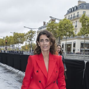 Mademoiselle Agnès (Agnès Boulard) - People au défilé de mode L’Oréal Paris sur l'avenue des Champs-Elysées lors de la fashion week à Paris, le 1er octobre 2017. © Olivier Borde/Bestimage 