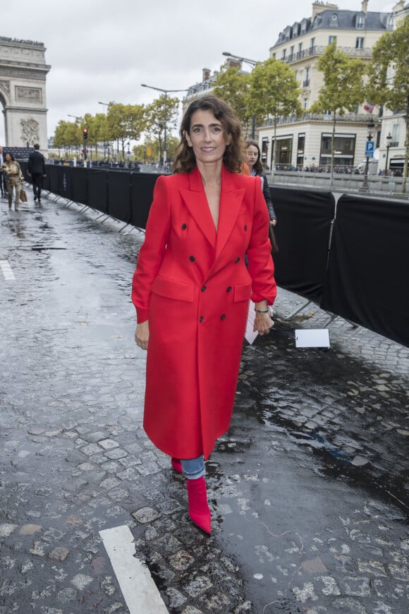 Mademoiselle Agnès (Agnès Boulard) - People au défilé de mode L’Oréal Paris sur l'avenue des Champs-Elysées lors de la fashion week à Paris, le 1er octobre 2017. © Olivier Borde/Bestimage 