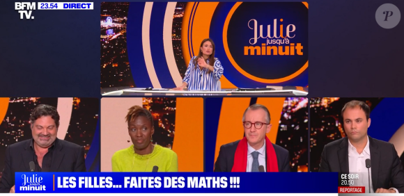 Julie Hammett a révélé qu'elle partait en congé maternité jusqu'en février - "Julie jusqu'à minuit", le 26 septembre 2024