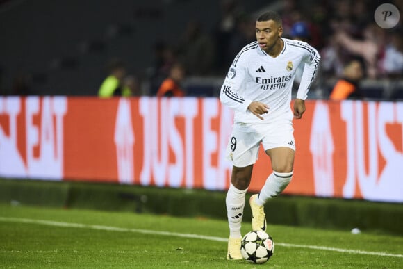 Kylian Mbappé - Match de football en ligue des champions (Champions League) au stade Décathlon Aréna Stade Pierre Mauroy : Lille l'emporte 1 - 0 face au Real Madrid le 2 octobre 2024. © Cyril Moreau / Bestimage