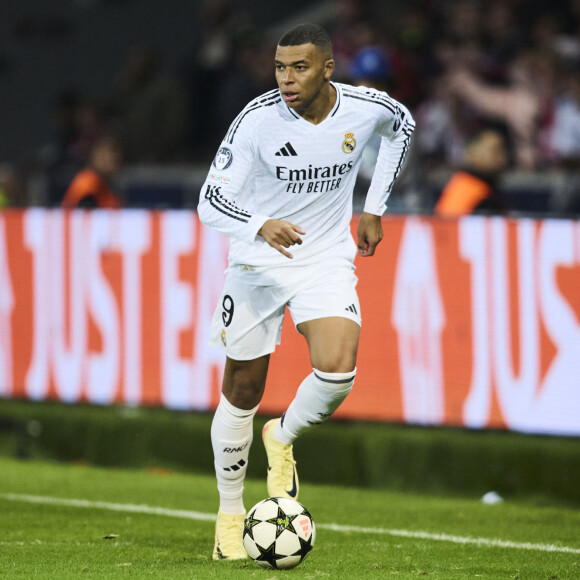 Kylian Mbappé - Match de football en ligue des champions (Champions League) au stade Décathlon Aréna Stade Pierre Mauroy : Lille l'emporte 1 - 0 face au Real Madrid le 2 octobre 2024. © Cyril Moreau / Bestimage