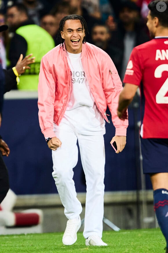 Ethan Mbappé - Match de football en ligue des champions (Champions League) au stade Décathlon Aréna Stade Pierre Mauroy : Lille l'emporte 1 - 0 face au Real Madrid le 2 octobre 2024. © Cyril Moreau / Bestimage