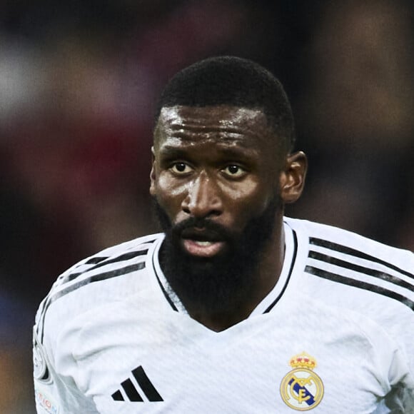 Antonio Rüdiger - Match de football en ligue des champions (Champions League) au stade Décathlon Aréna Stade Pierre Mauroy : Lille l'emporte 1 - 0 face au Real Madrid le 2 octobre 2024. © Cyril Moreau / Bestimage