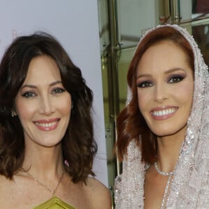 Mareva Galanter et Maëva Coucke - Photocall du 5ème gala de charité de l'association "Les Bonnes Fées" à l'occasion de la campagne mondiale "Octobre Rose" à l'hôtel Peninsula, Paris le 3 octobre 2024. A l'occasion de la campagne mondiale "Octobre Rose", l'hôtel Peninsula Paris lance son programme caritatif "Peninsula in Pink", dont les bénéfices seront reversés à l'association "Les Bonnes Fées". © Coadic Guirec/Bestimage