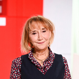 Exclusif - Marie-Anne Chazel - Enregistrement de l'émission "Vivement Dimanche" au Studio Gabriel à Paris, présentée par M.Drucker et diffusée le 5 octobre sur France 3 © Guillaume Gaffiot / Bestimage 