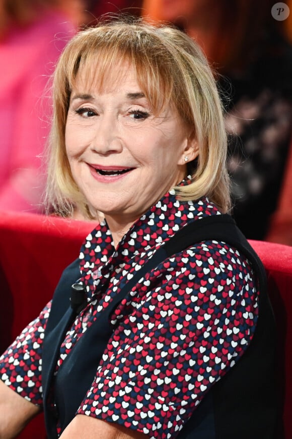 Exclusif - Marie-Anne Chazel - Enregistrement de l'émission "Vivement Dimanche" au Studio Gabriel à Paris, présentée par M.Drucker et diffusée le 5 octobre sur France 3 © Guillaume Gaffiot / Bestimage 