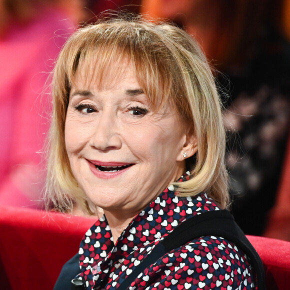 Exclusif - Marie-Anne Chazel - Enregistrement de l'émission "Vivement Dimanche" au Studio Gabriel à Paris, présentée par M.Drucker et diffusée le 5 octobre sur France 3 © Guillaume Gaffiot / Bestimage 