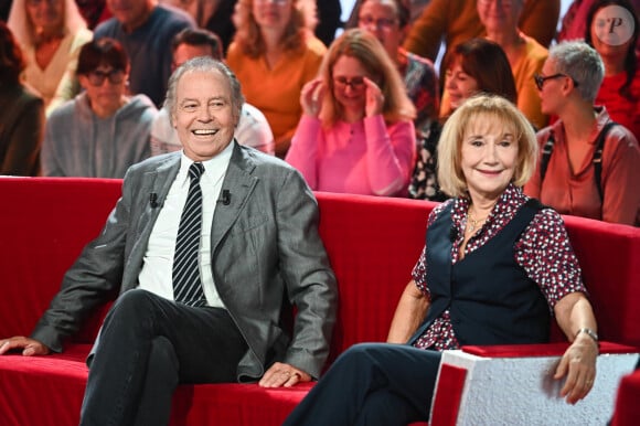 Exclusif - Michel Leeb et Marie-Anne Chazel - Enregistrement de l'émission "Vivement Dimanche" au Studio Gabriel à Paris, présentée par M.Drucker et diffusée le 5 octobre sur France 3 © Guillaume Gaffiot / Bestimage 