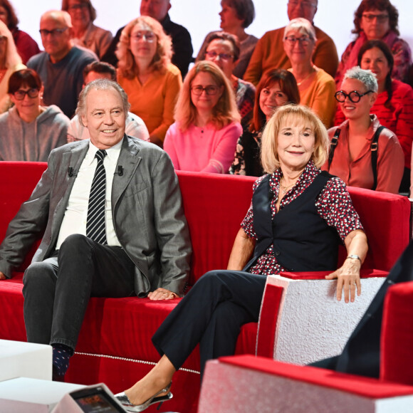 Exclusif - Michel Leeb, Marie-Anne Chazel et Michel Drucker - Enregistrement de l'émission "Vivement Dimanche" au Studio Gabriel à Paris, présentée par M.Drucker et diffusée le 5 octobre sur France 3 © Guillaume Gaffiot / Bestimage 