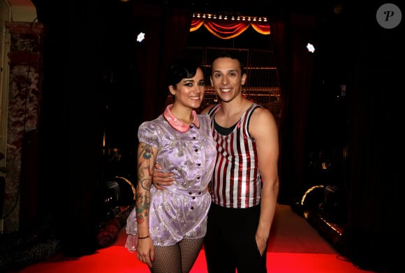 Exclusif - Alizée et son compagnon Grégoire Lyonnet - Backstage - 53ème Gala de l'union des artistes au Cirque d'Hiver Bouglione à Paris le 12 juin 2016. Diffusion sur France 2 le 26 novembre prochain. © Dominique Jacovides / Bestimage 