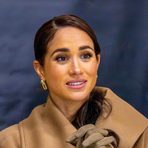 Meghan Markle, duchesse de Sussex, assiste au dernier jour de l'événement One Year to Go avant les Invictus Games Vancouver Whistler 2025 et fait du curling au Vancouver Curling Club au Hillcrest Community Centre à Vancouver, Canada. Photo par Mischa Schoemaker/ABACAPRESS.COM