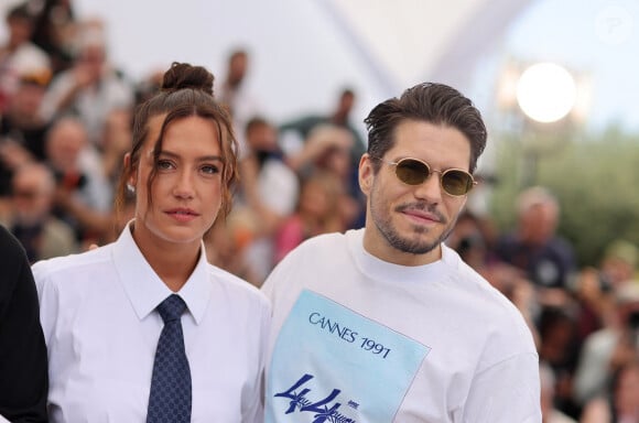 Adèle Exarchopoulos et François Civil - Photocall du film "L'Amour Ouf" (Beating Hearts / Compétition) lors du 77ème Festival International du Film de Cannes (14 - 25 mai 2024), le 24 mai 2024. © Jacovides / Moreau / Bestimage 