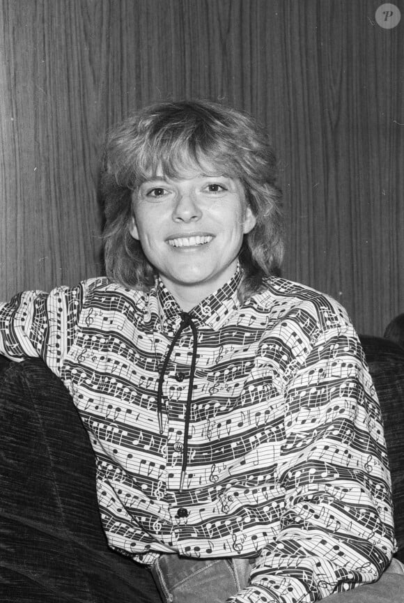 France Gall dans la loge de Michel Berger après la 1 première au Palais des Sports le 24 mail 1983 © Jean-Claude Woestelandt / Bestimage