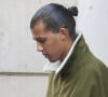 Il est actuellement en pause, dans sa carrière de chanteur
Exclusif - Le chanteur Stromae, se laisse pousser les cheveux, et sa femme Coralie Barbier quittent leur hôtel pour se rendre au défilé de mode "Louis Vuitton" collection prêt-à-porter Printemps-Eté 2017 lors de la Fashion Week de Paris, place Vendôme à Paris, France, le 5 octobre 2016. © Agence/Bestimage