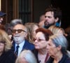 Recueillements en famille pour Josiane Balasko et Gérard Jugnot
Thierry Lhermitte, Gérard Jugnot, et son fils Arthur Jugnot - Sortie des Obsèques de Michel Blanc en l'église Saint-Eustache à Paris. © Moreau / Jacovides / Bestimage 