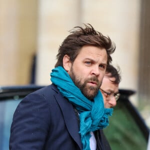 Arthur Jugnot - Obsèques de Michel Blanc en l'église Saint-Eustache à Paris, le 10 octobre 2024. © Moreau / Jacovides / Bestimage 