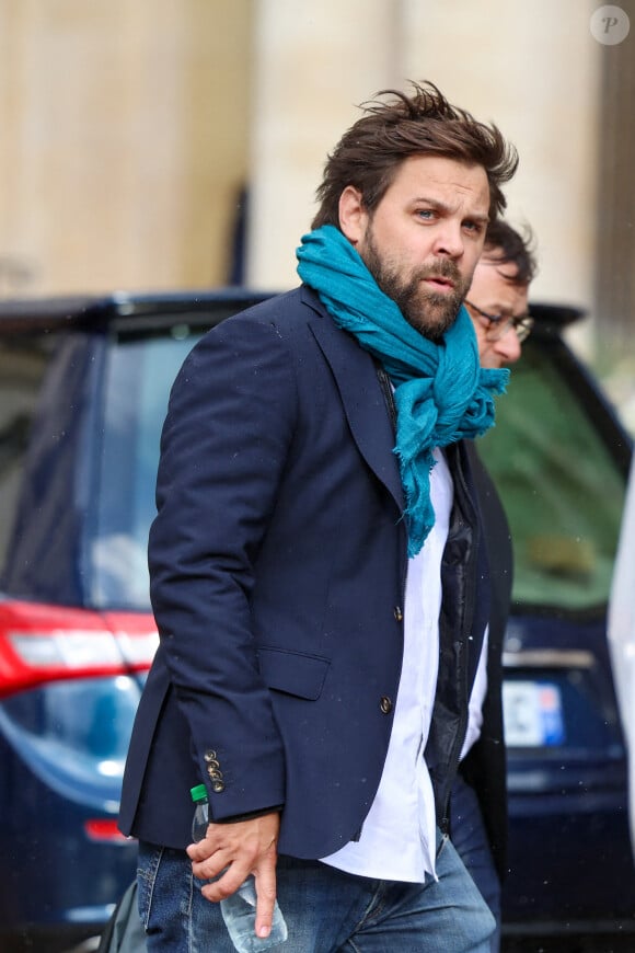 Arthur Jugnot - Obsèques de Michel Blanc en l'église Saint-Eustache à Paris, le 10 octobre 2024. © Moreau / Jacovides / Bestimage 